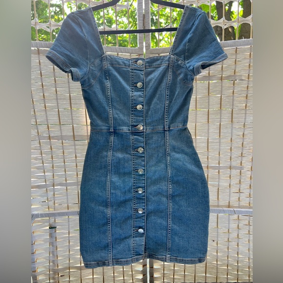Zara Denim Dress - Picture 2 of 5